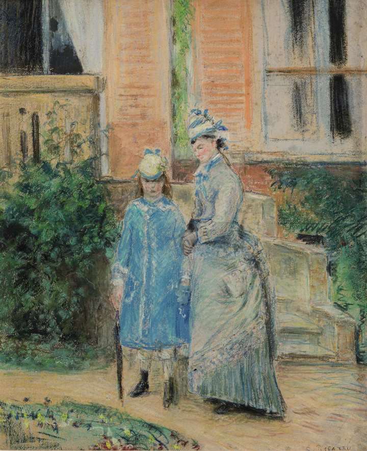 Deux Jeunes Filles dans un Jardin